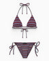 Soon To Be Announced Tangled Bikini Set Burgundy