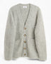 Soulland Bob Boxy Cardigan Light Grey Melange