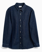 Soulland Damon Relaxed Fit Overshirt Light Blue