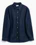 Soulland Damon Relaxed Fit Overshirt Light Blue