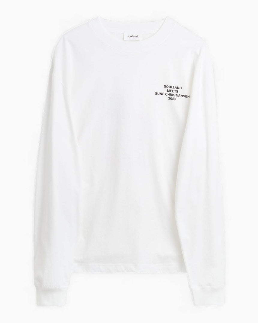 Soulland Derek Boxy T-Shirt White