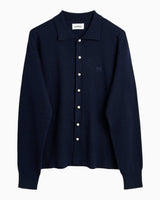 Soulland Yves Relaxed Cardigan Navy