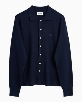 Soulland Yves Relaxed Cardigan Navy