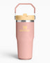 Stanley The IceFlow Flip Straw 2.0 Tumbler 0,4 Lt Peach Rose