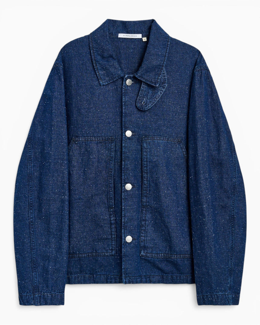 Sunflower Labour Jacket Indigo Hemp