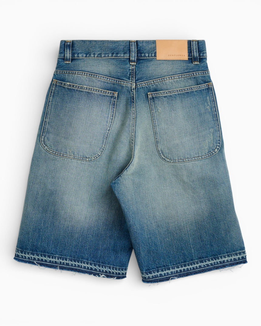 Sunflower Super Wide Shorts Well Worn Blue