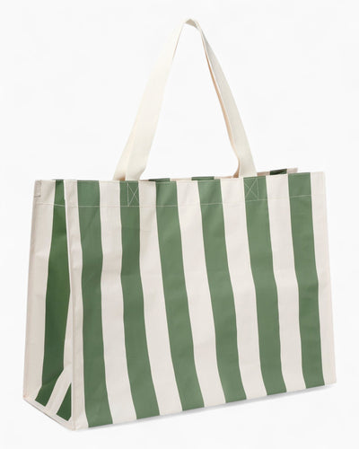 Sunnylife Carryall Plaj Çantası Olive Stripe