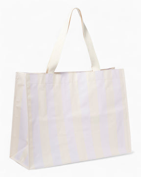 Sunnylife Carryall Plaj Çantası Pastel Lilac Stripe