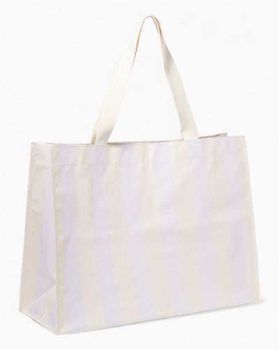 Sunnylife Carryall Plaj Çantası Pastel Lilac Stripe