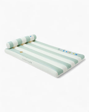 Sunnylife Luxe Lilo Deniz Yatağı Green Stripe