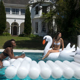 Sunnylife The Resort Original Luxe Ride-On Float Swan Deniz Yatağı 