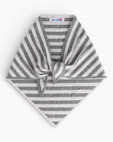 tête bleue Joan Striped Cashmere-Blend Triangle Scarf