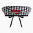 tête bleue Lilou Tie - Back French Beret Black