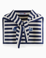 tête bleue Morgan Sailor Knit Scarf Navy