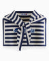 tête bleue Morgan Sailor Knit Scarf Navy