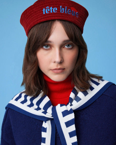 tête bleue Morgan Sailor Knit Scarf