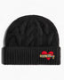 tête bleue Percy Cable Knit Bere Black