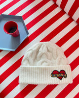 tête bleue Percy Cable Knit Bere