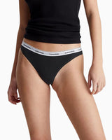 Calvin Klein Thong 3PK Modern Logo - Kadın