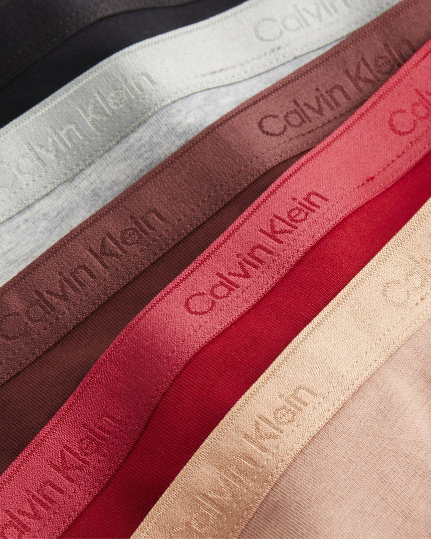 Calvin Klein Thong 5PK Modern Logo - Kadın