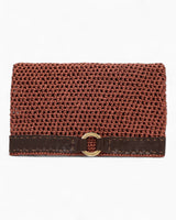 Tullaa Mesh Clutch Bordo