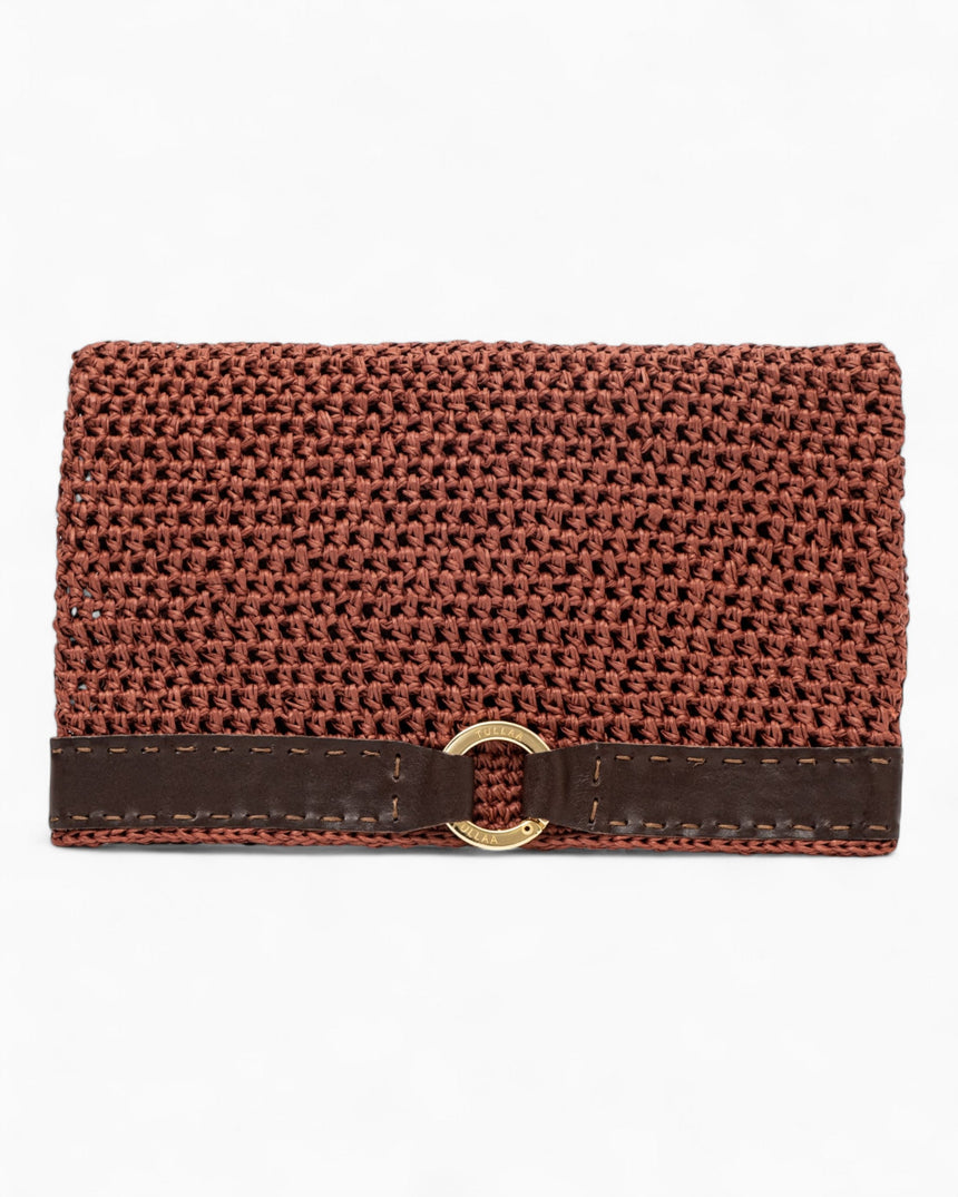 Tullaa Mesh Clutch Bordo