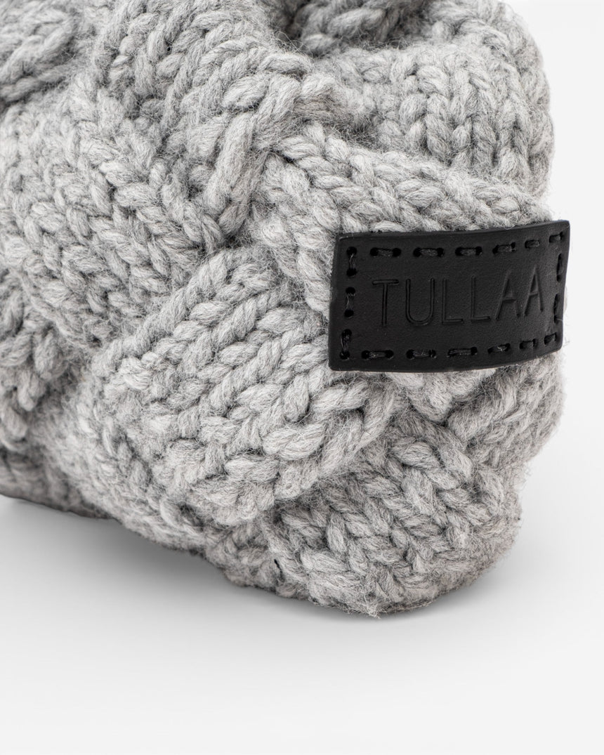 Tullaa Puzzle Wool Pouch Bag