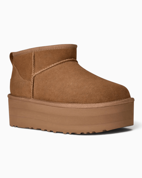 UGG Classic Ultra Mini Platform Kadın Bot Chesnut