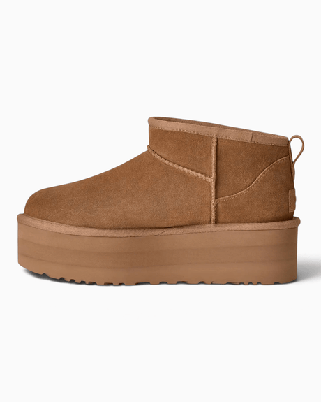 UGG Classic Ultra Mini Platform Kadın Bot Chesnut