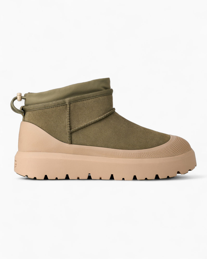 UGG Classic Ultra Mini Weather Hybrid Erkek Bot Burnt Olive/Mustard Seed