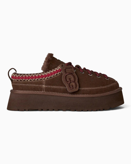 UGG Heritage Lace-Up Kadın Terlik Burnt Cedar