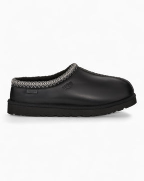 UGG Tasman Leather Regenerate Erkek Terlik Black