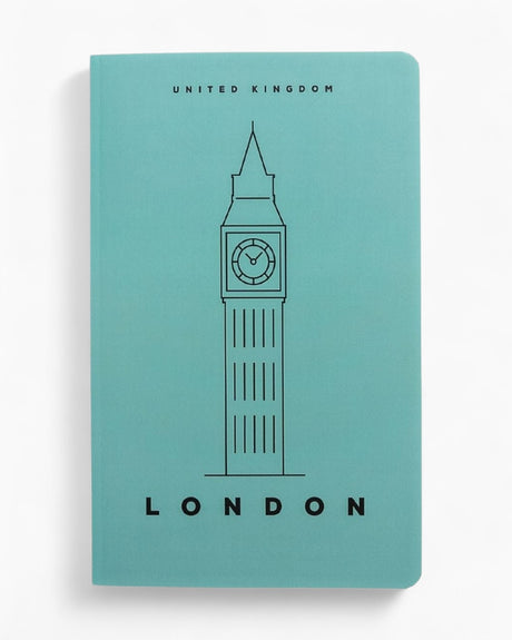 Upper Paper City Notebook London Çok Renkli