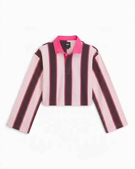 Vans Becky Rugby Kadın Polo Sweatshirt Coral Blush