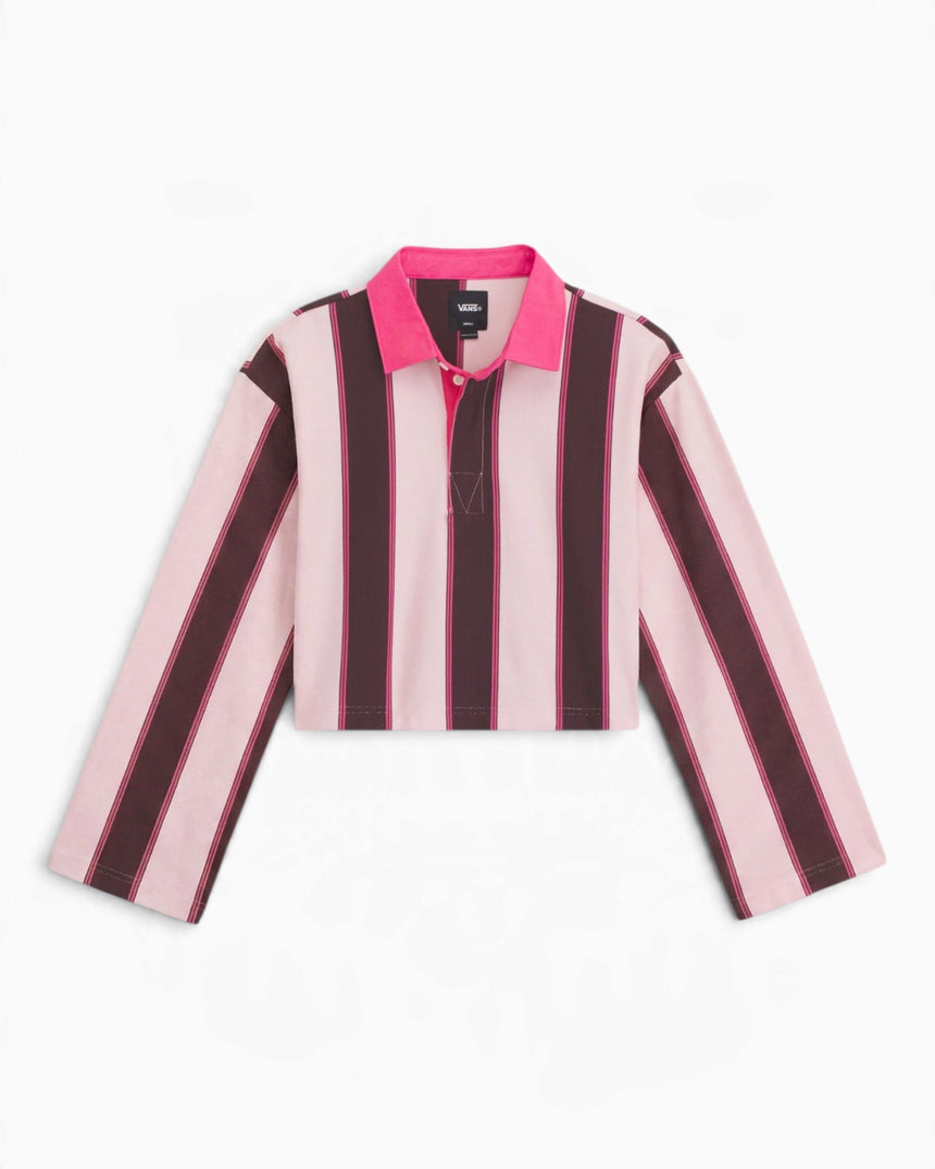 Vans Becky Rugby Kadın Polo Sweatshirt Coral Blush