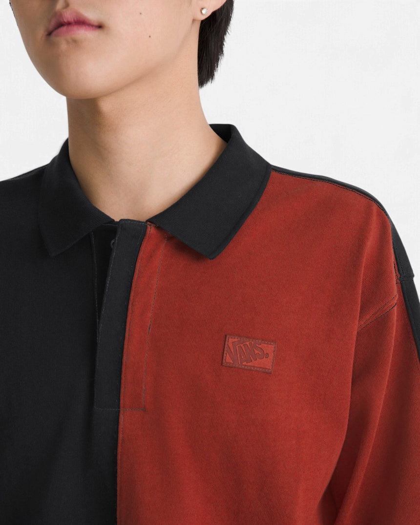 Vans Check Rugby Knit Erkek Polo Sweatshirt