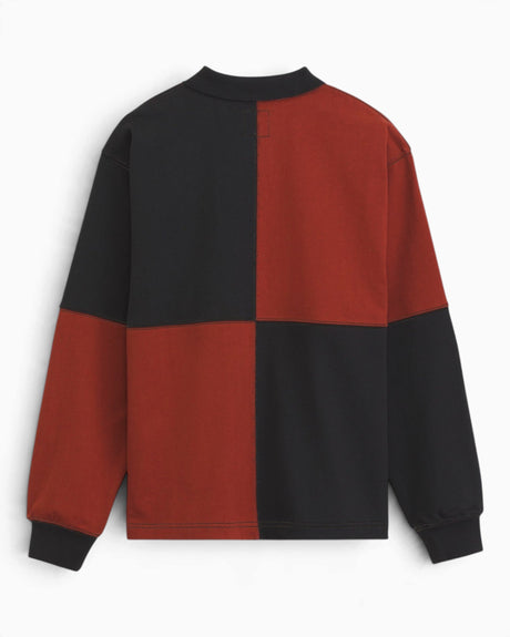 Vans Check Rugby Knit Erkek Polo Sweatshirt