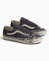 Vans Premium Old Skool 36 Sneaker Paint Splatter Charcoal Grey