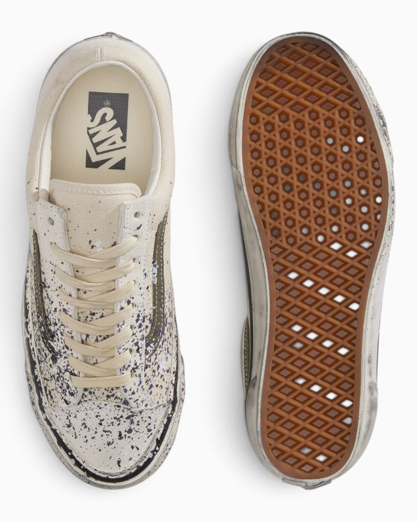 Vans Premium Old Skool 36 Sneaker Paint Splatter Turtledove