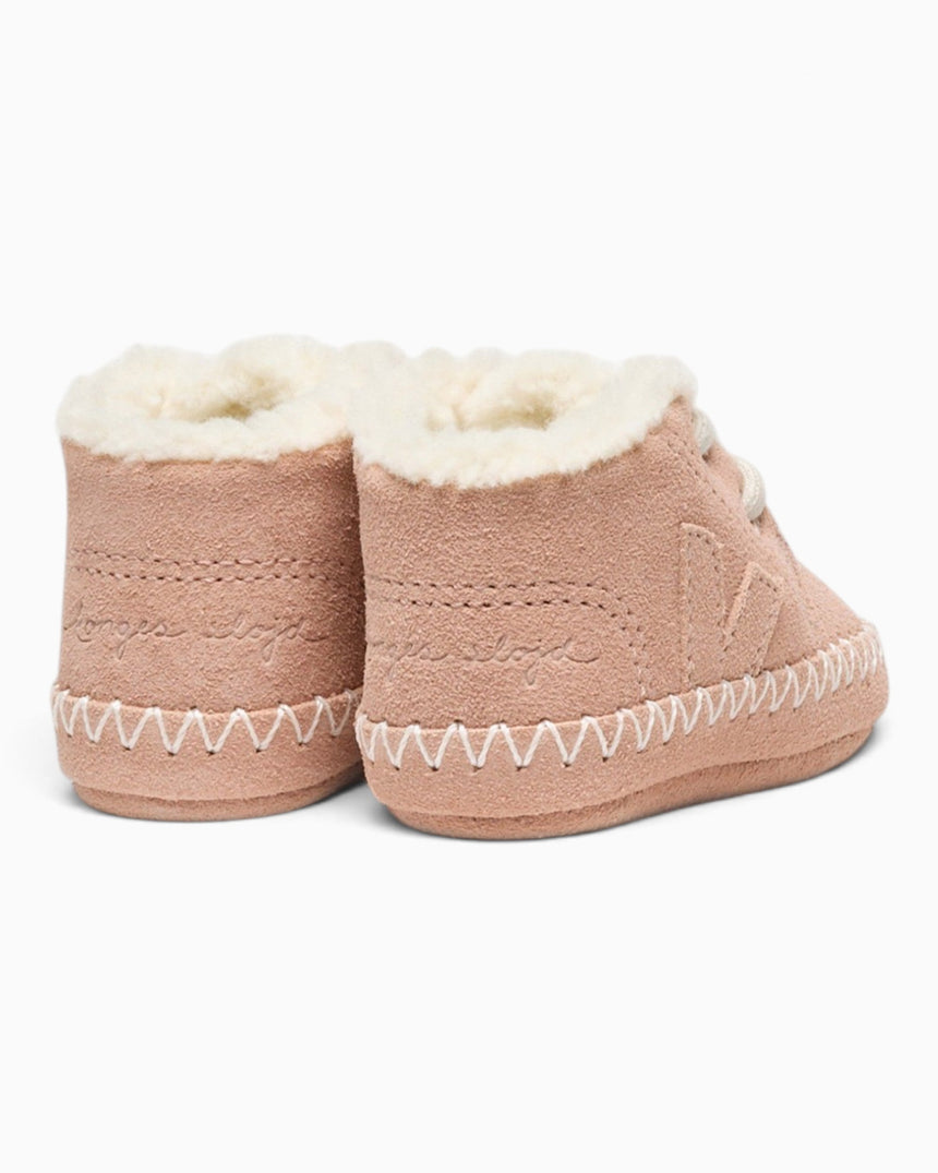 VEJA Baby VEJA X Konges Slojd Suede Bebek Sneaker Blush