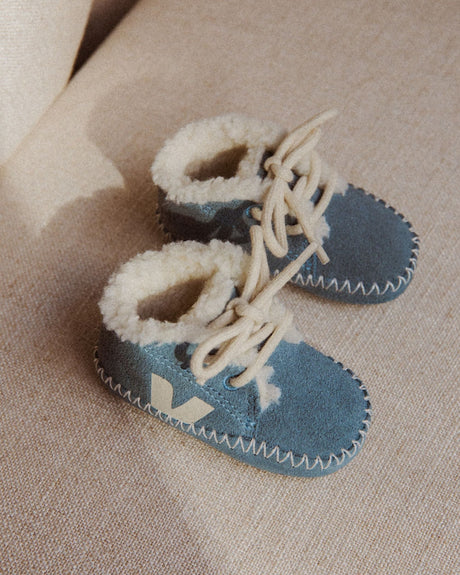 VEJA Baby Winter Light ZZ Suede Bebek Sneaker Califormia/Pierre
