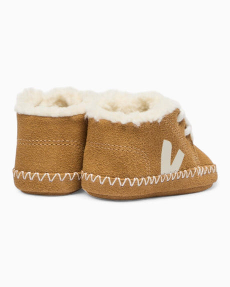 VEJA Baby Winter Light ZZ Suede Bebek Sneaker Camel/Pierre