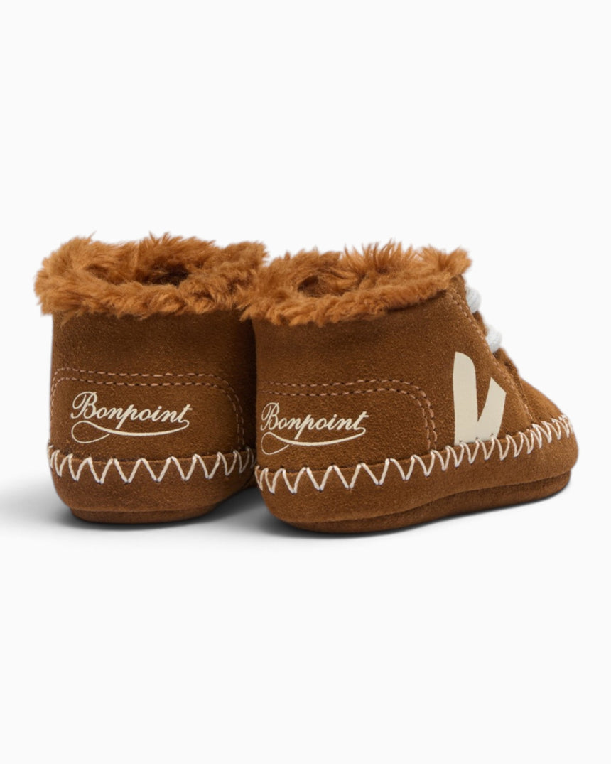 Baby Winter Light ZZ VEJA X Bonpoint Suede Bebek Sneaker
