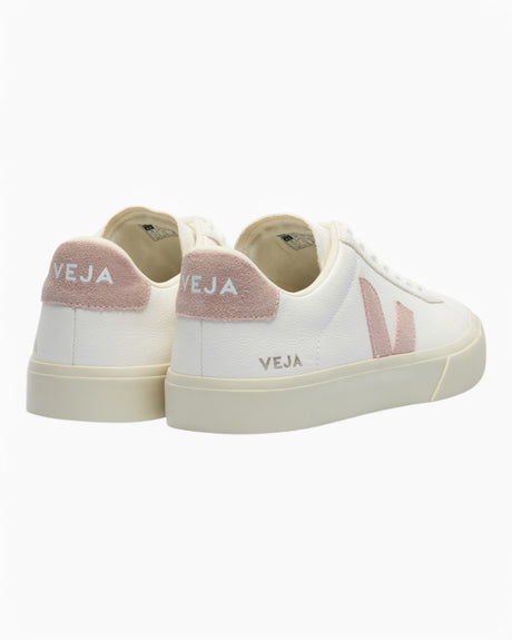VEJA Campo Chromefree Leather Kadın Sneaker Extra White/Babe