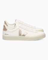 VEJA Campo Chromefree Leather Kadın Sneaker Extra White/Platine