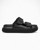 VEJA Etna Organic Traced Leather Kadın Terlik Full Black
