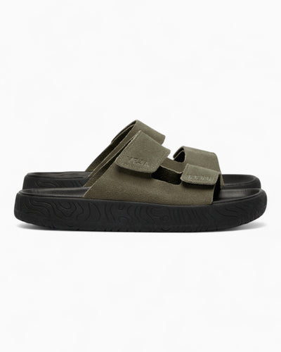 VEJA Etna Suede Soft Erkek Terlik Kaki/Kaki Black