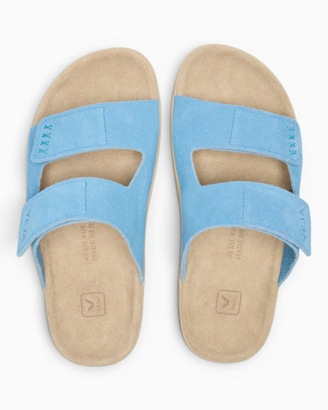 VEJA Etna Suede Soft Kadın Terlik Aqua/Almond