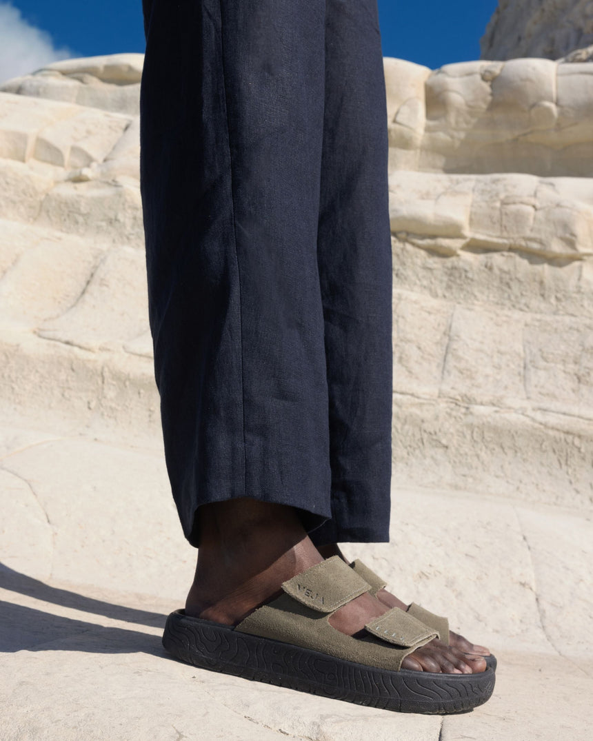 VEJA Etna Suede Soft Kadın Terlik Kaki/Kaki Black