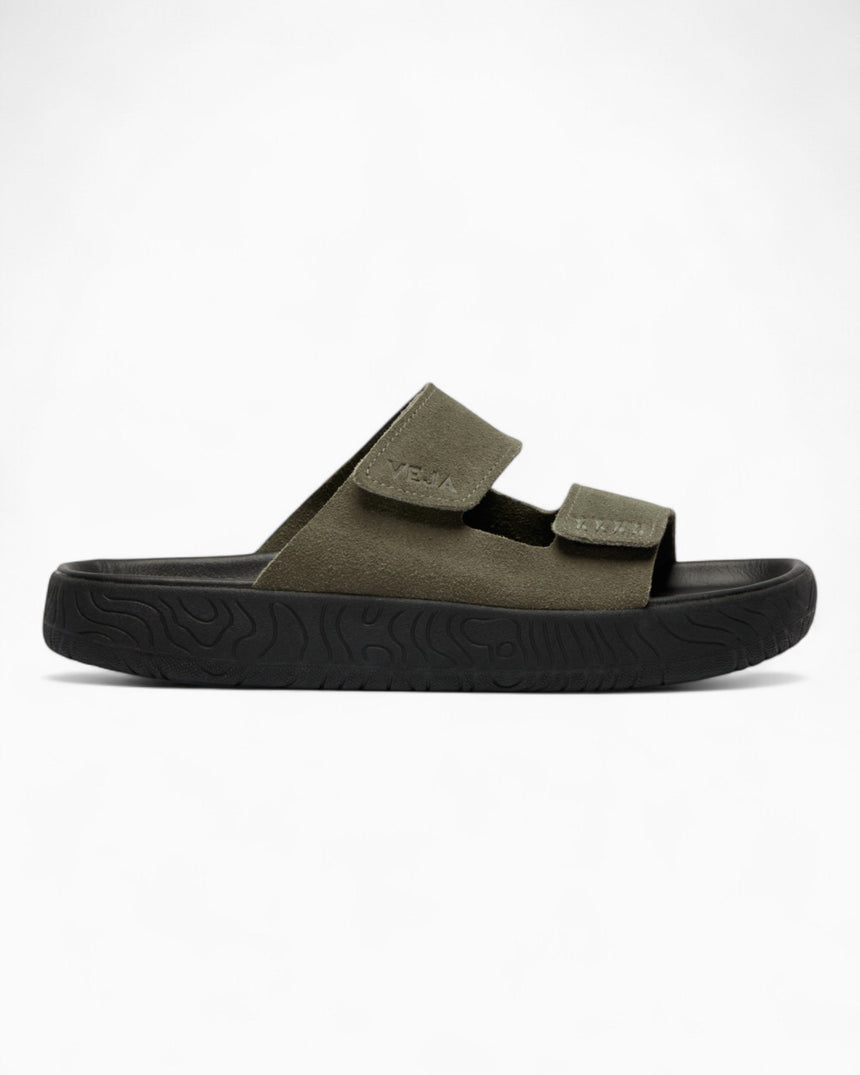 VEJA Etna Suede Soft Kadın Terlik Kaki/Kaki Black